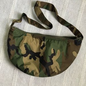 Soft camo wrap/hobo bag